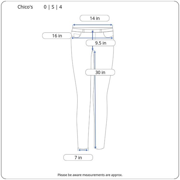 Chicos Platinum Denim Womens Jean Stretch Straight Leg Purple Size 0 | S | 4 Reg - Picture 3 of 12
